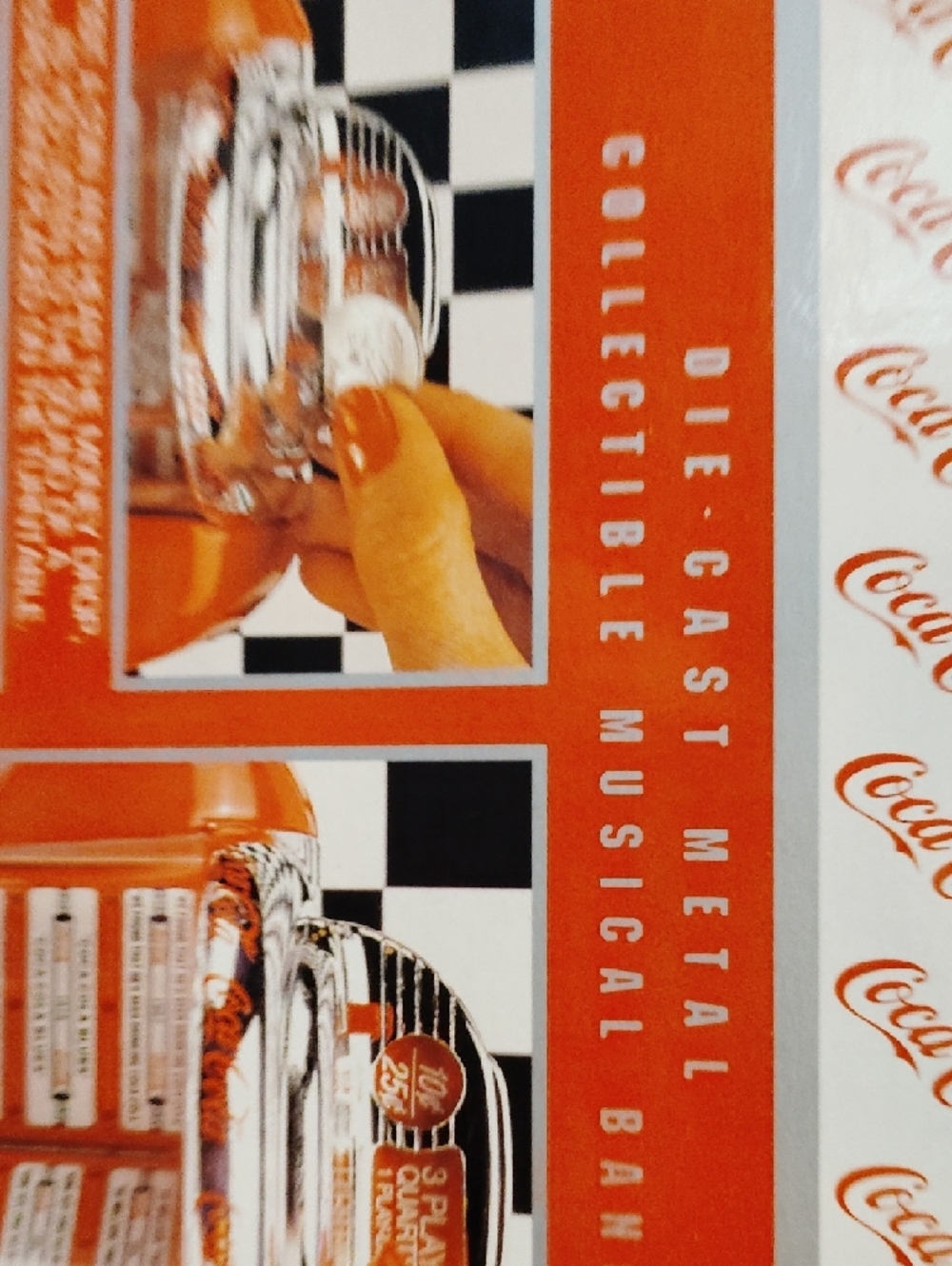 Coca-Cola Collectible Music Bank Table Top Jukebox New Inbox - Picture 7 of 9